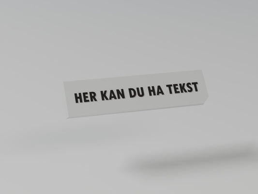 MonkeyTag tekstplate - 10-pack