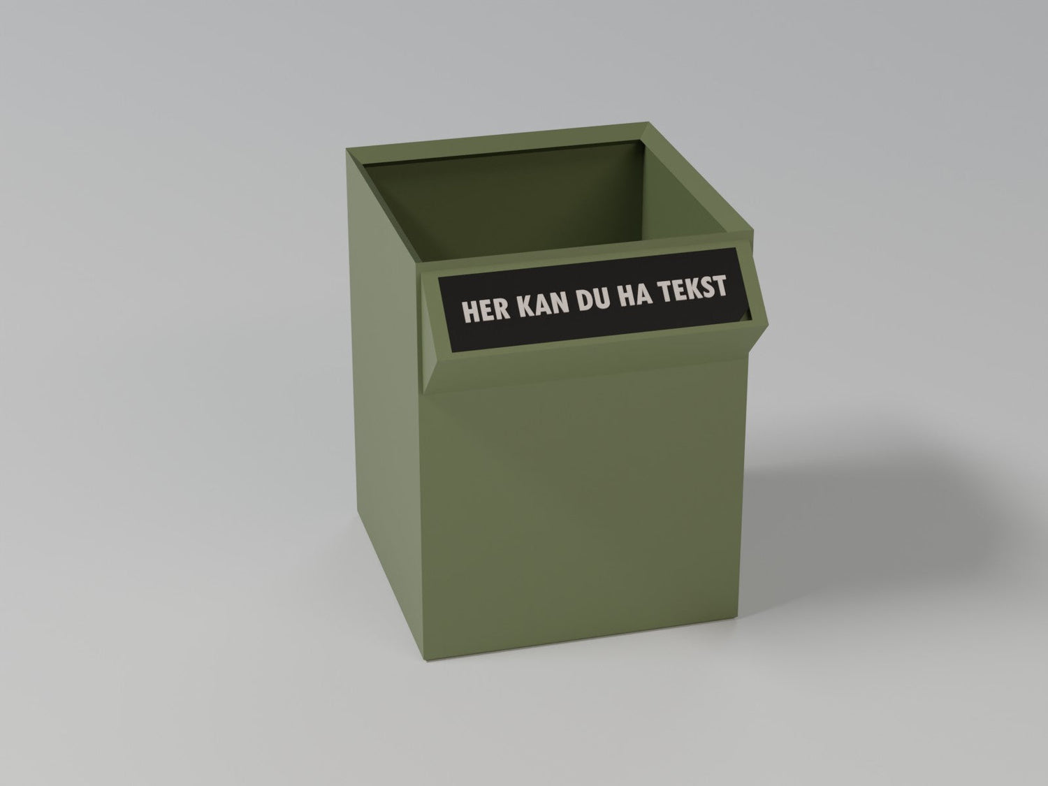 MonkeyBox m/ tekstplate